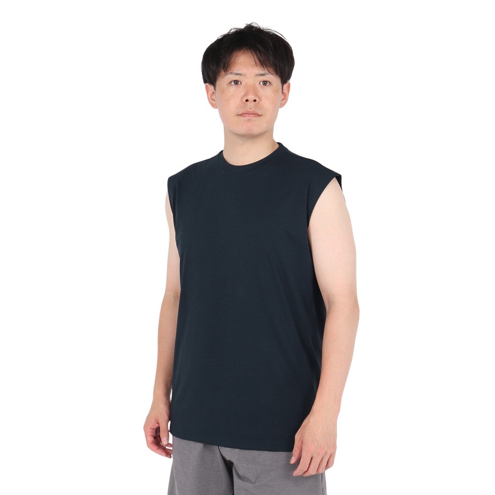 デュアリグ（DUARIG）（メンズ）ベーシックPBT ノースリーブシャツ 5S0039-TRCT-863ES NVY