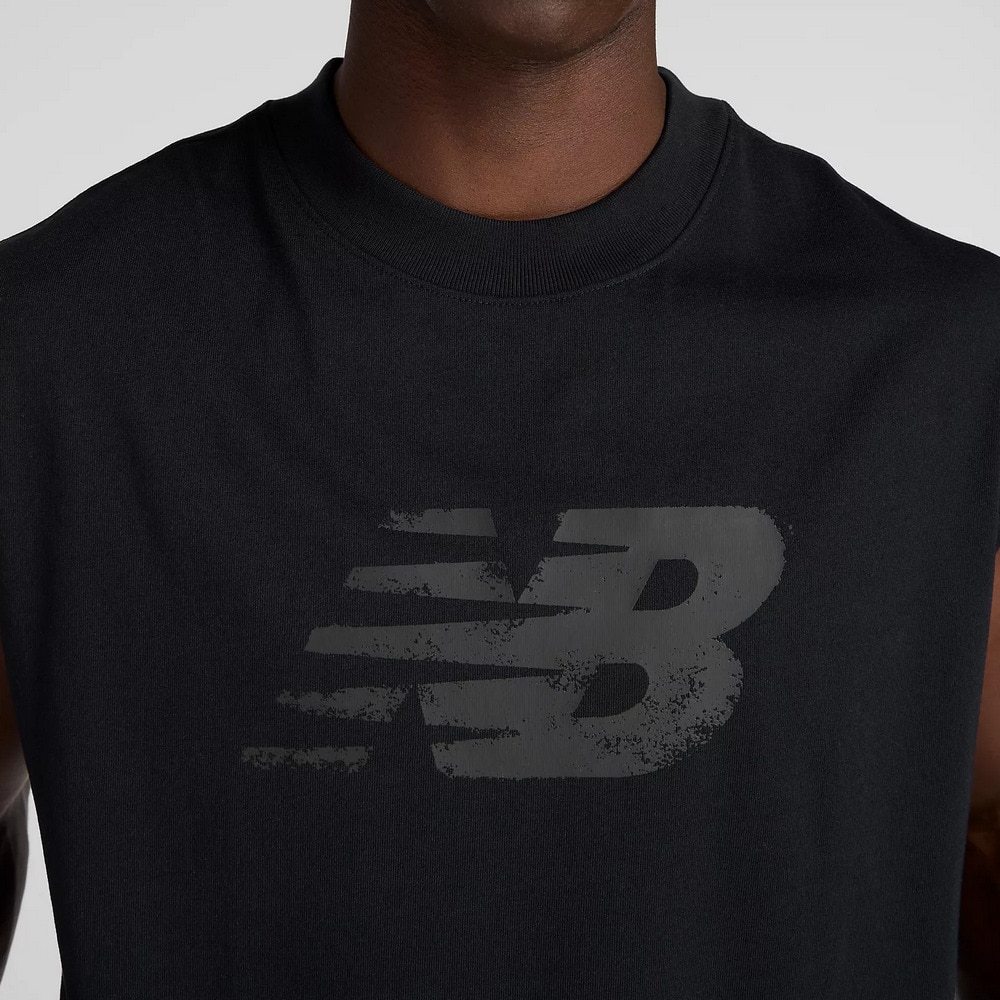 ニューバランス（new balance）（メンズ）ノースリーブシャツ AMT53173BK