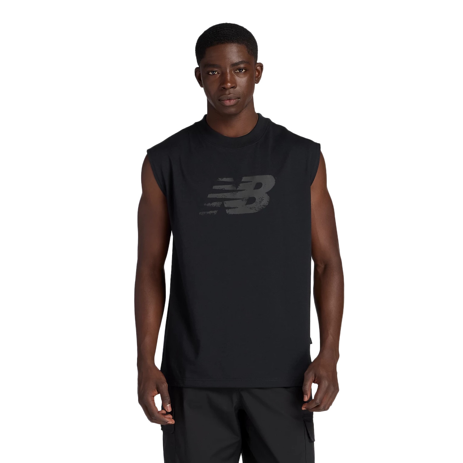 ニューバランス（new balance）（メンズ）ノースリーブシャツ AMT53173BK