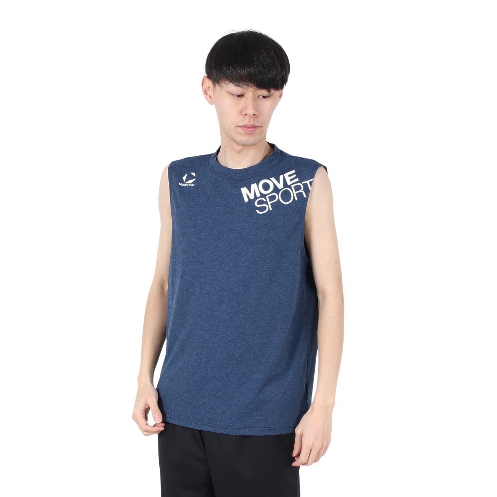 デサント（DESCENTE）（メンズ）SUNSCREEN TAIKYU ハイゲージ スリーブレスシャツ ST5SHT07M NV01