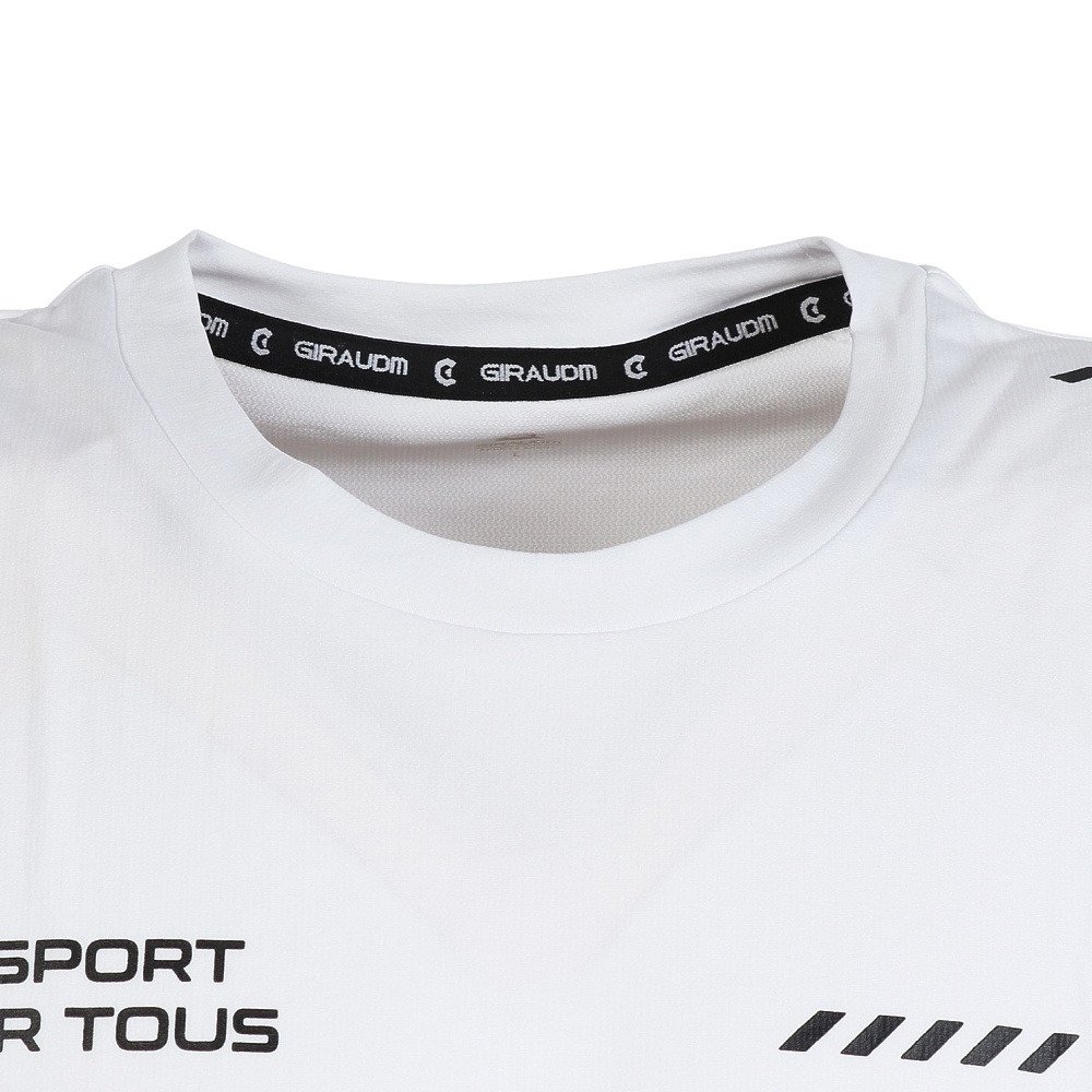 ジローム（GIRAUDM）（メンズ）接触冷感 ひんやりドライプラスクール シャインブロック AUTHENTIC ノースリーブトップス CT6S0011-TR863-GRSD WHT