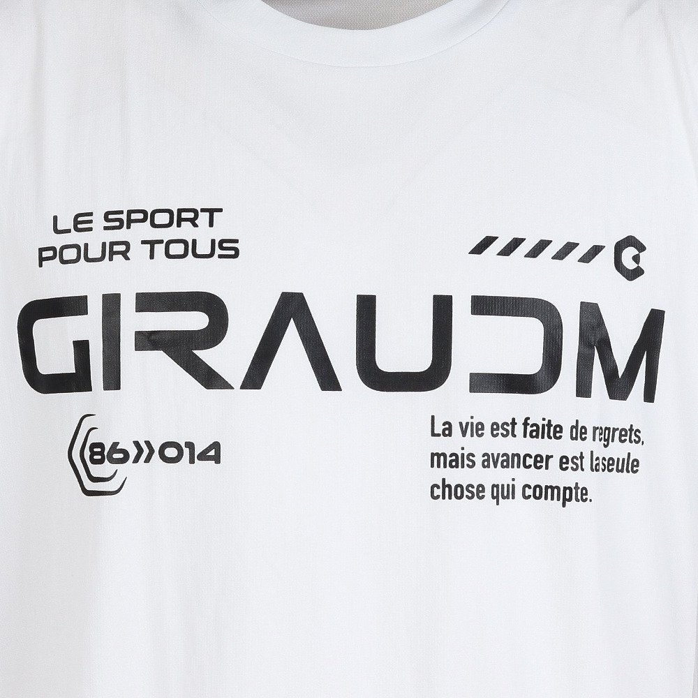 ジローム（GIRAUDM）（メンズ）接触冷感 ひんやりドライプラスクール シャインブロック AUTHENTIC ノースリーブトップス CT6S0011-TR863-GRSD WHT