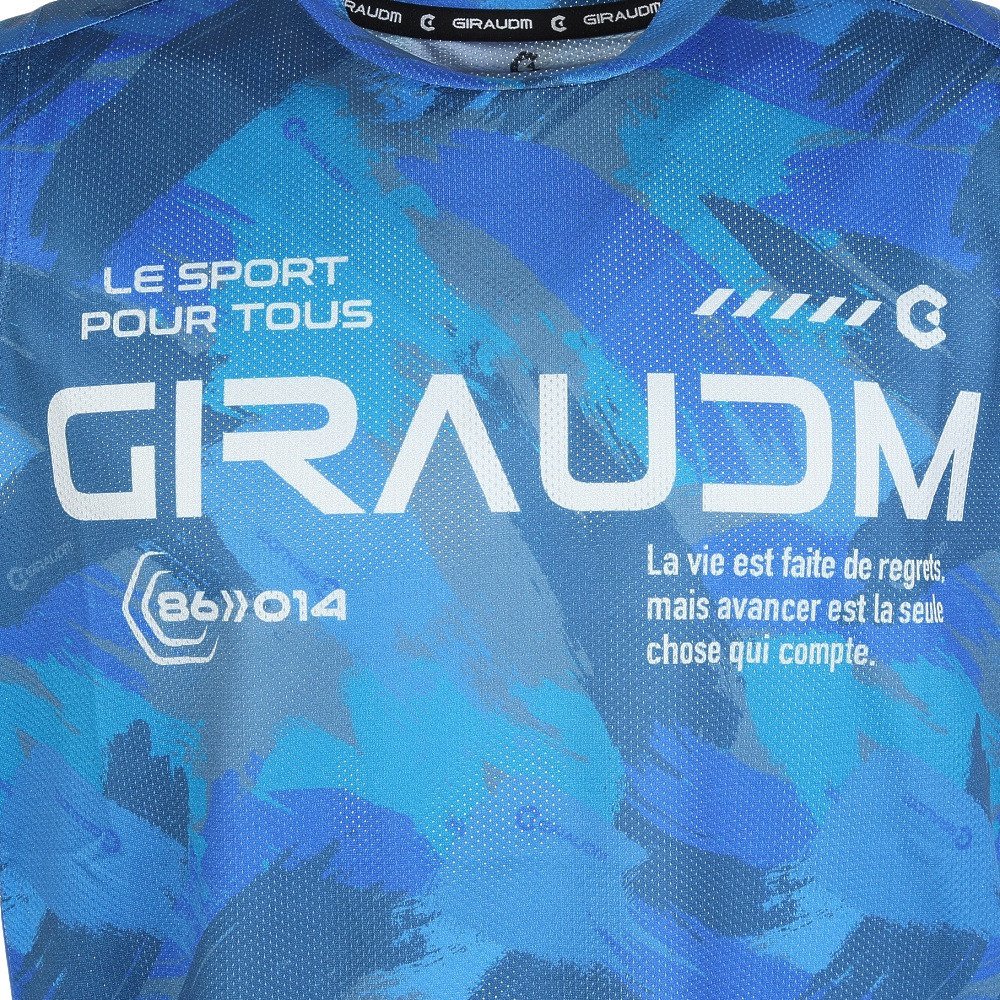 ジローム（GIRAUDM）（メンズ）吸汗速乾 ドライプラス スループラス AUTHENTIC ノースリーブトップス CT6S0041-TR863-GRES BLU