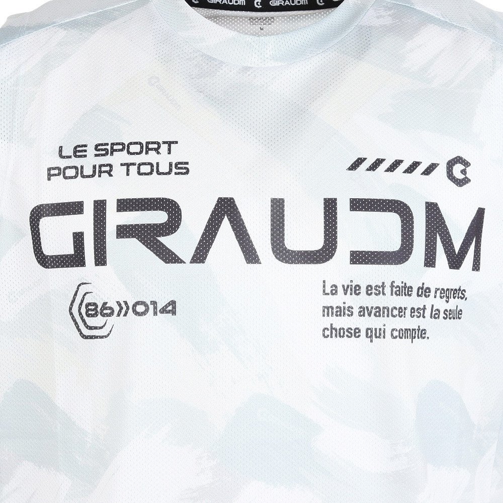 ジローム（GIRAUDM）（メンズ）吸汗速乾 ドライプラス スループラス AUTHENTIC ノースリーブトップス CT6S0041-TR863-GRES WHT
