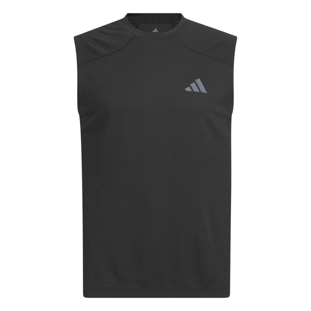 ノースリーブ（黒） アディダス（adidas）（メンズ）接触冷感 ひんやりテック
