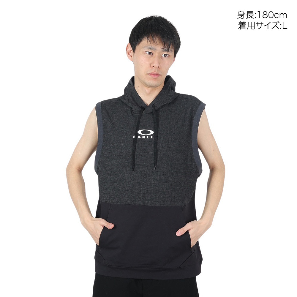 オークリー（OAKLEY）（メンズ）Enhance Lt Fleece ノースリーブフーディー 1.0 FOA406292-02E