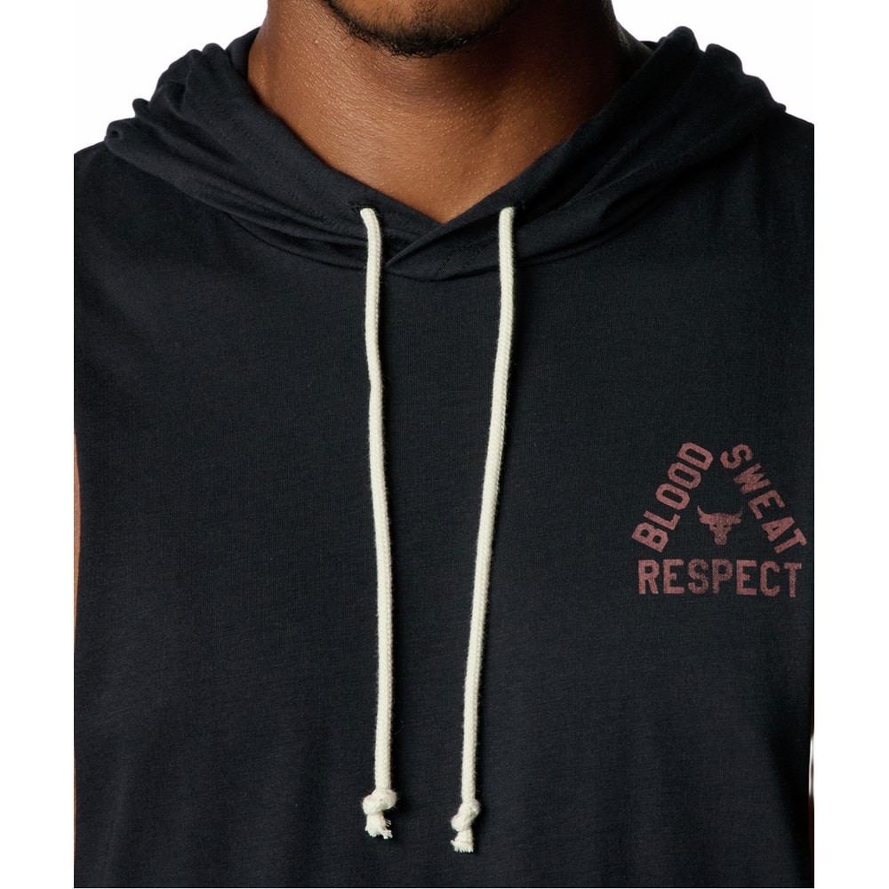 アンダーアーマー（UNDER ARMOUR）（メンズ）プロジェクトロック スリーブレス フーディー 6005049 002