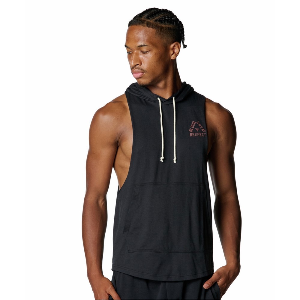 アンダーアーマー（UNDER ARMOUR）（メンズ）プロジェクトロック スリーブレス フーディー 6005049 002