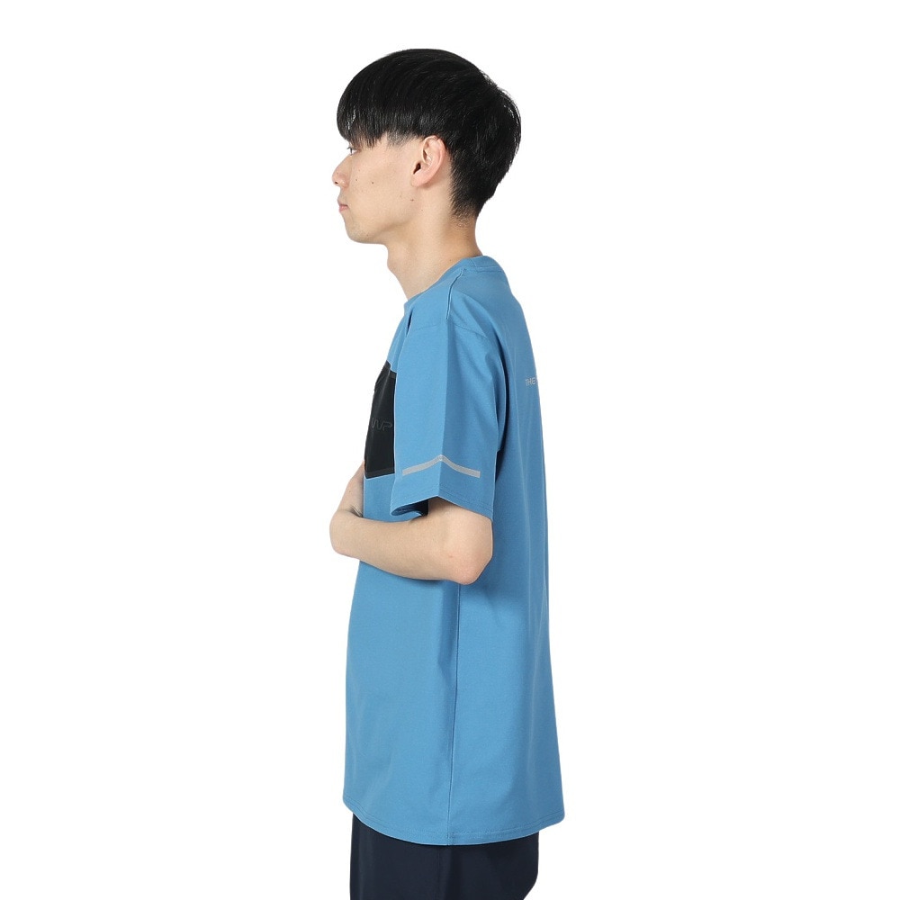 ザ・ワープ・バイ・エネーレ（The Warp By Ennerre）（メンズ）半袖 ポケット Tシャツ WB3RJA08 BLU