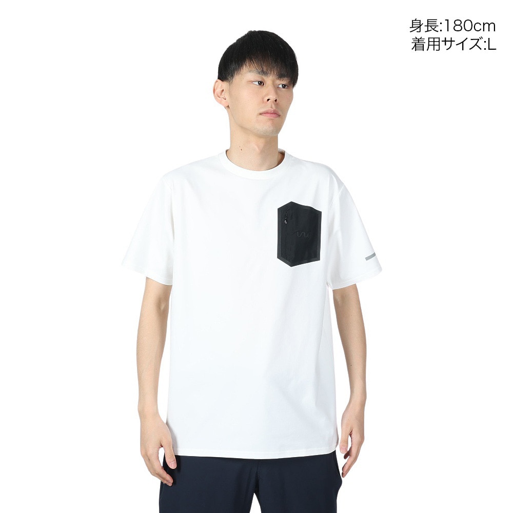 ザ・ワープ・バイ・エネーレ（The Warp By Ennerre）（メンズ）半袖 ポケット Tシャツ WB3RJA08 WHT