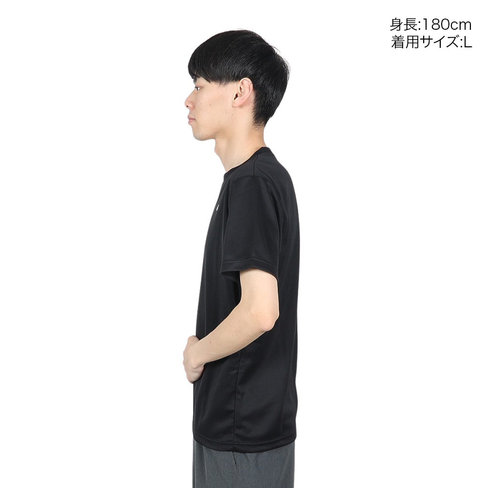 アシックス（ASICS）（メンズ）Tシャツ 半袖 メンズ 黒【オンライン限定価格】ワンポイント 2033A699.001 