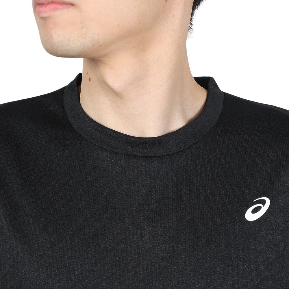 アシックス（ASICS）（メンズ）Tシャツ 半袖 メンズ 黒【オンライン限定価格】ワンポイント 2033A699.001 