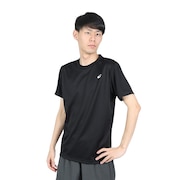 アシックス（ASICS）（メンズ）Tシャツ 半袖 メンズ 黒【オンライン限定価格】ワンポイント 2033A699.001 