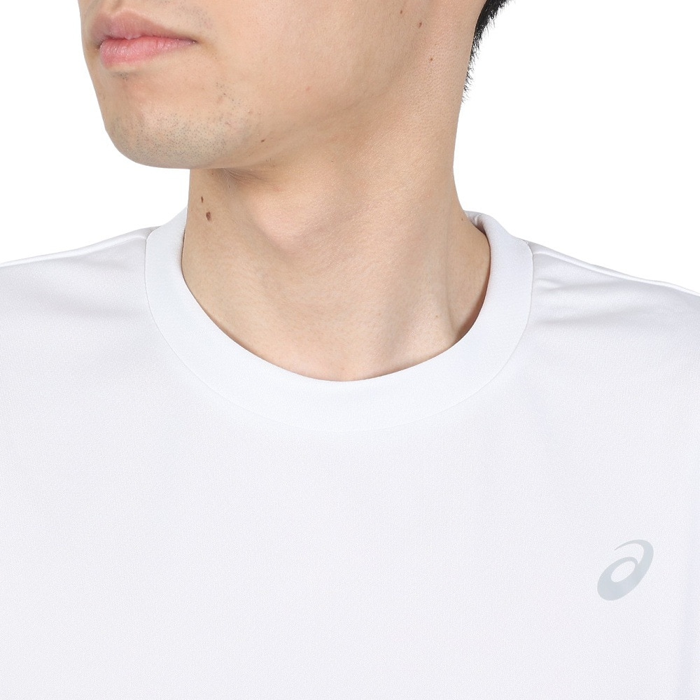 アシックス（ASICS）（メンズ）Tシャツ 半袖 メンズ 白【オンライン限定価格】 ワンポイント 2033A699.101