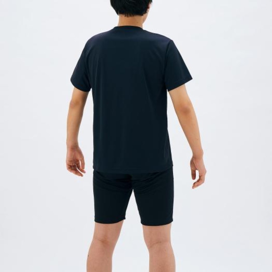 ミズノ（MIZUNO）（メンズ、レディース）Tシャツ 半袖 メンズ ナビドライ 32MA119090 カットソー 黒