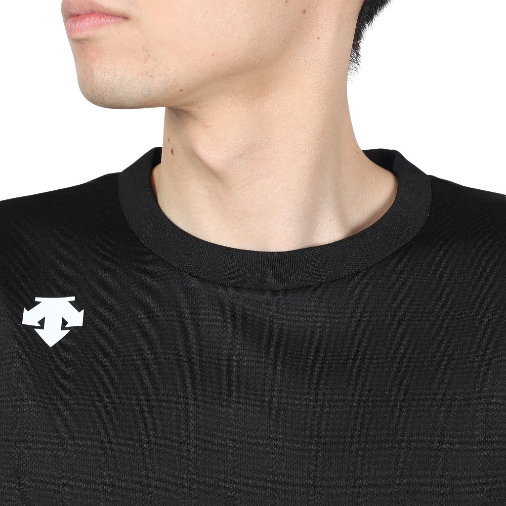 デサント（DESCENTE）（メンズ）半袖Tシャツ メンズ 吸汗速乾 ワンポイント ハ DMC-5801B BLK