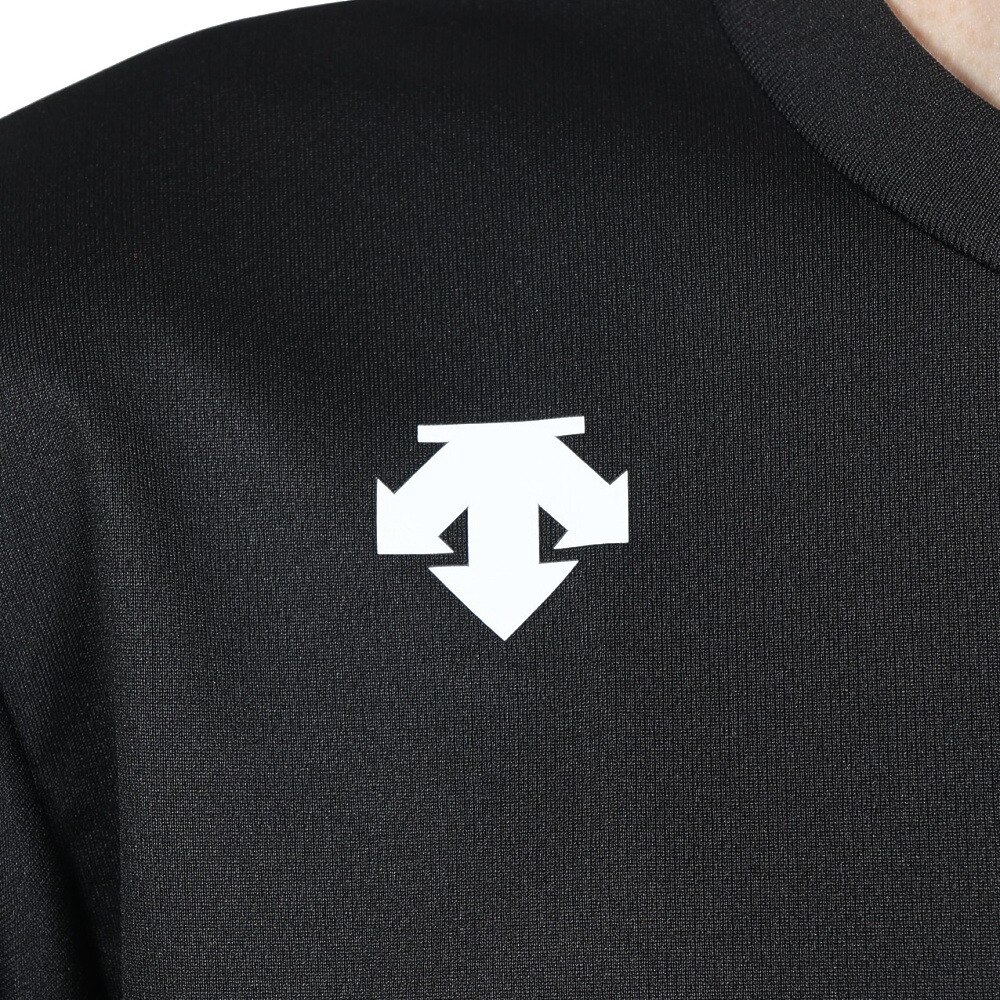 デサント（DESCENTE）（メンズ）半袖Tシャツ メンズ 吸汗速乾 ワンポイント ハ DMC-5801B BLK