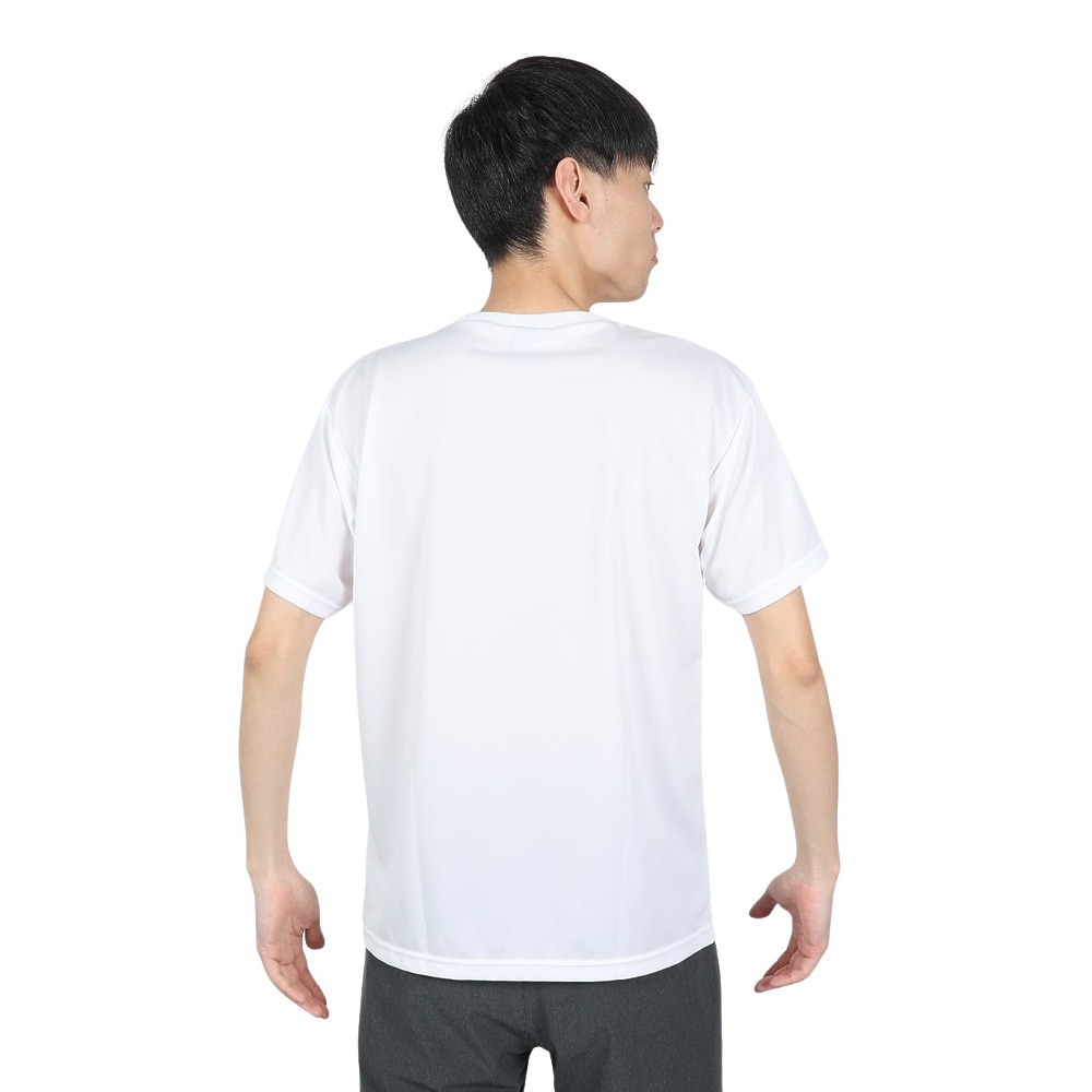 デサント（DESCENTE）（メンズ）半袖Tシャツ メンズ ワンポイントハーフスリーブシャツ DMC-5801B WHT