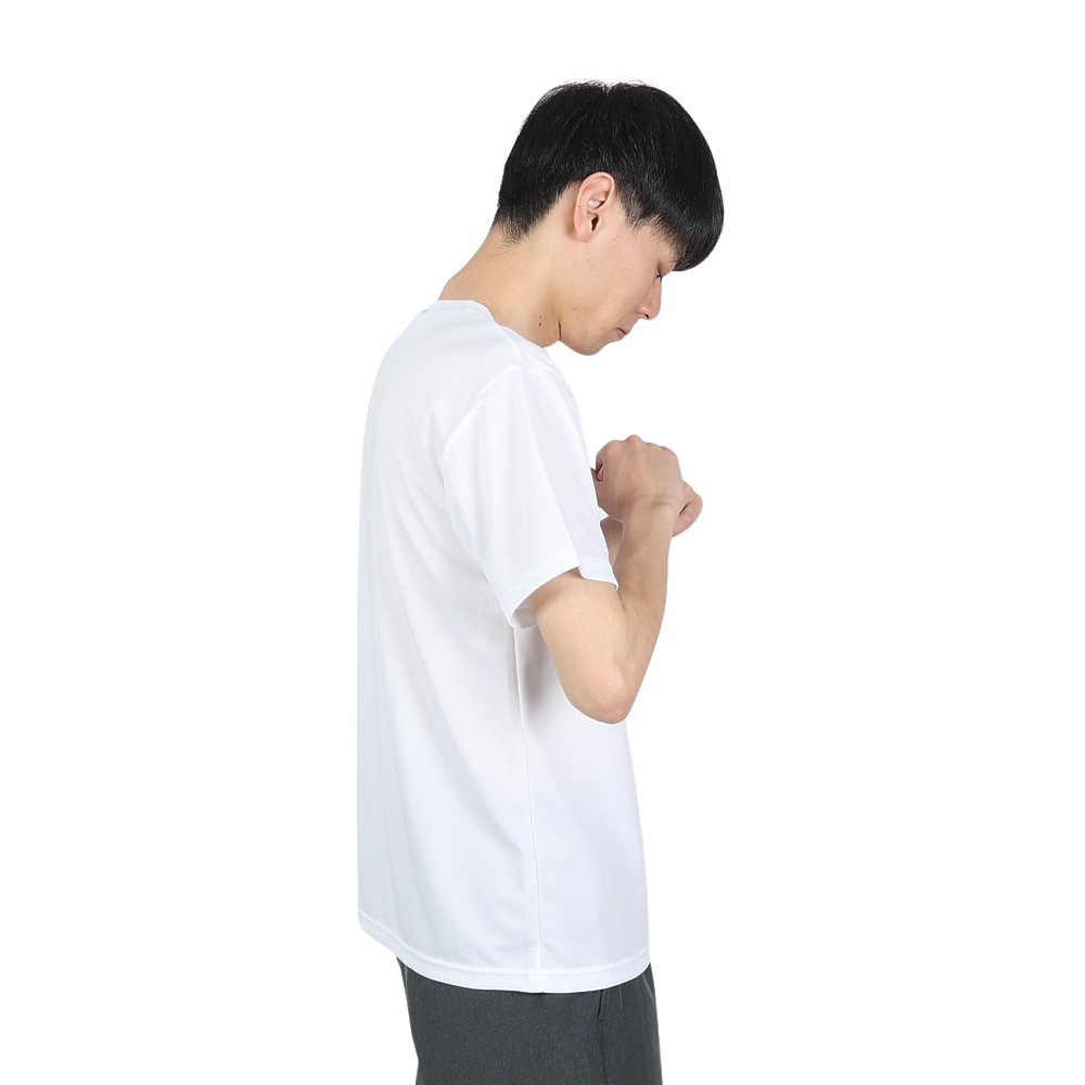 デサント（DESCENTE）（メンズ）半袖Tシャツ メンズ ワンポイントハーフスリーブシャツ DMC-5801B WHT
