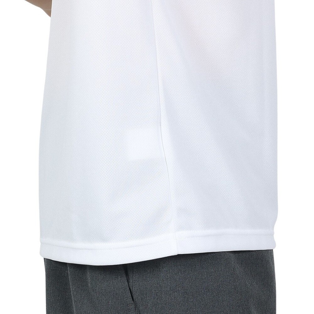デサント（DESCENTE）（メンズ）Tシャツ 半袖 メンズ 吸汗速乾 ワンポイントシンプル 白 ホワイト ハーフスリーブシャツ DMC-5801B WHT