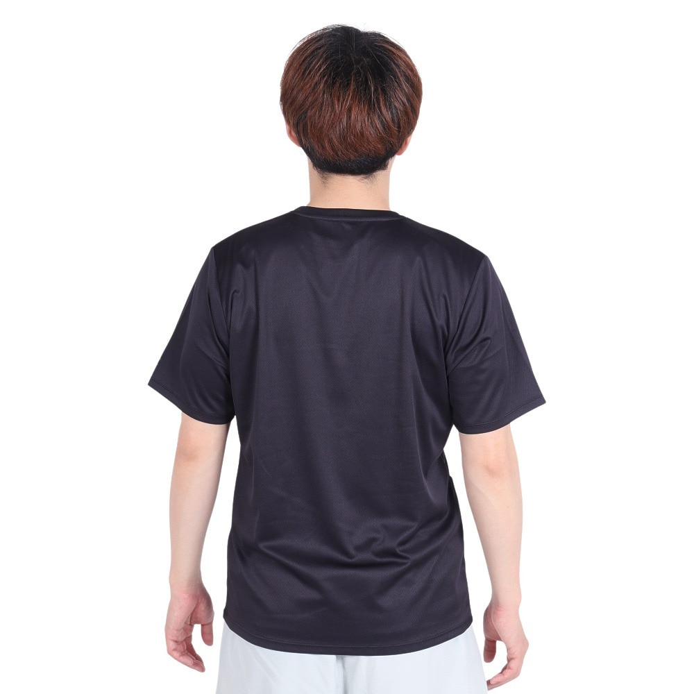 ジローム（GIRAUDM）（メンズ）ドライプラス 1point 半袖Tシャツ CT4S0034-TR863-GRES BLK