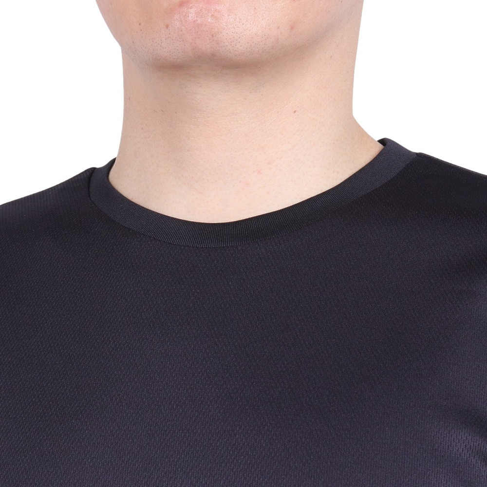 ジローム（GIRAUDM）（メンズ）ドライプラス 1point 半袖Tシャツ CT4S0034-TR863-GRES BLK