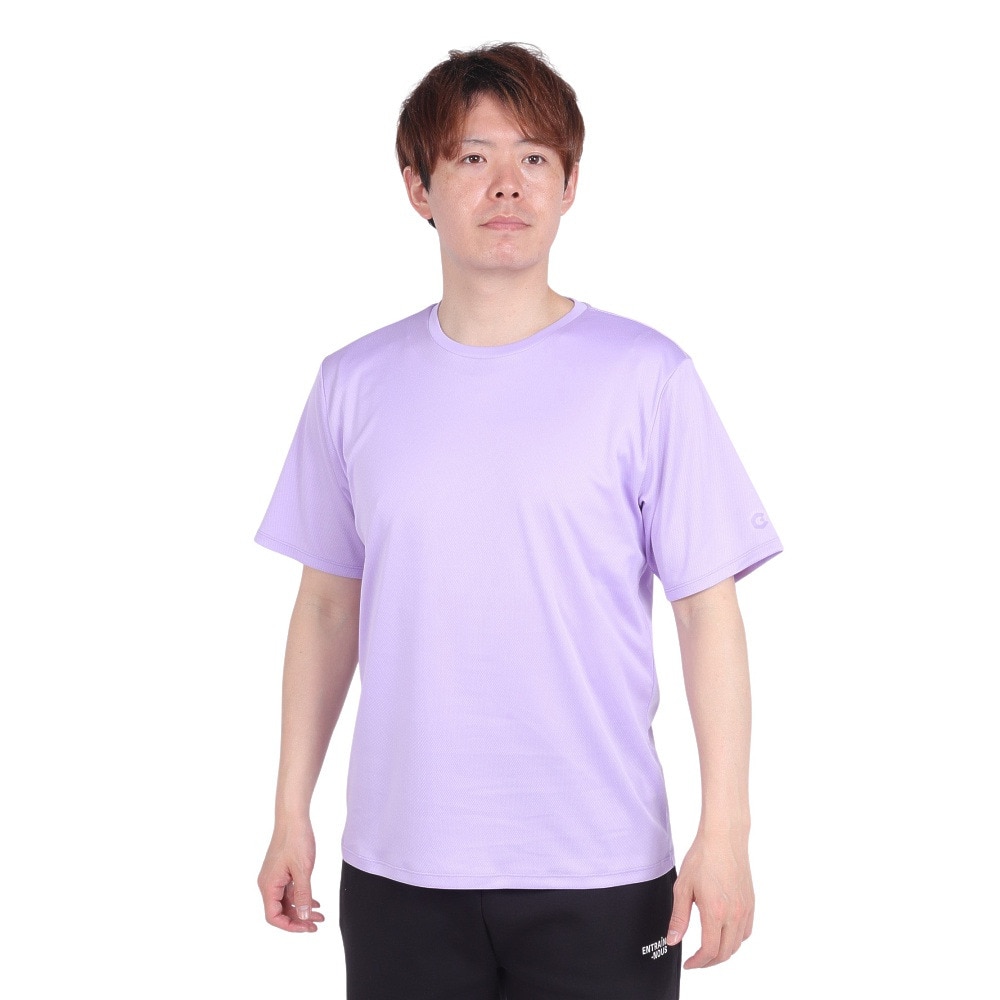 ジローム（GIRAUDM）（メンズ）ドライプラス 1point 半袖Tシャツ CT4S0034-TR863-GRES LVD