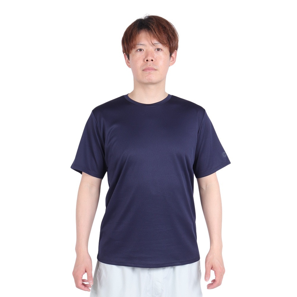 ジローム（GIRAUDM）（メンズ）ドライプラス 1point 半袖Tシャツ CT4S0034-TR863-GRES NVY