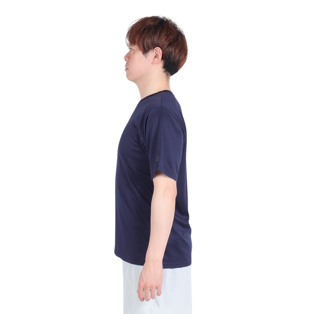 ジローム（GIRAUDM）（メンズ）ドライプラス 1point 半袖Tシャツ CT4S0034-TR863-GRES NVY