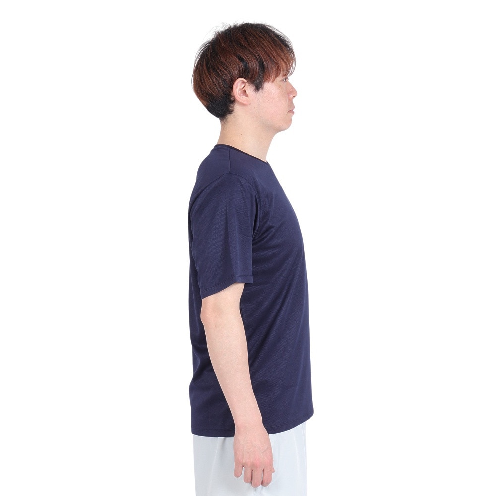 ジローム（GIRAUDM）（メンズ）ドライプラス 1point 半袖Tシャツ CT4S0034-TR863-GRES NVY
