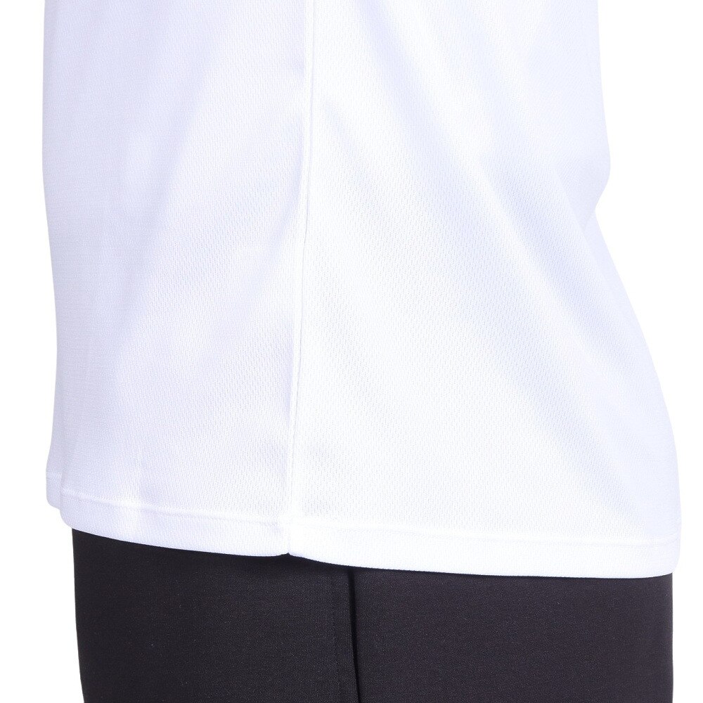 ジローム（GIRAUDM）（メンズ）ドライプラス 1point 半袖Tシャツ CT4S0034-TR863-GRES WHT ワンポイント シンプル 白T 白 吸汗速乾 UVカット