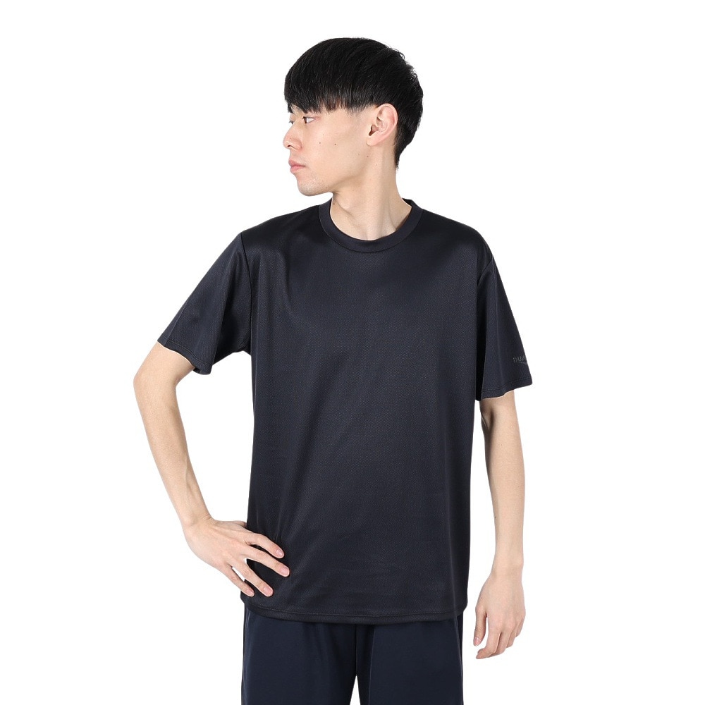 デュアリグ（DUARIG）（メンズ）ドライプラス 1point 半袖Tシャツ 5S0036-TRCT-863ES BLK