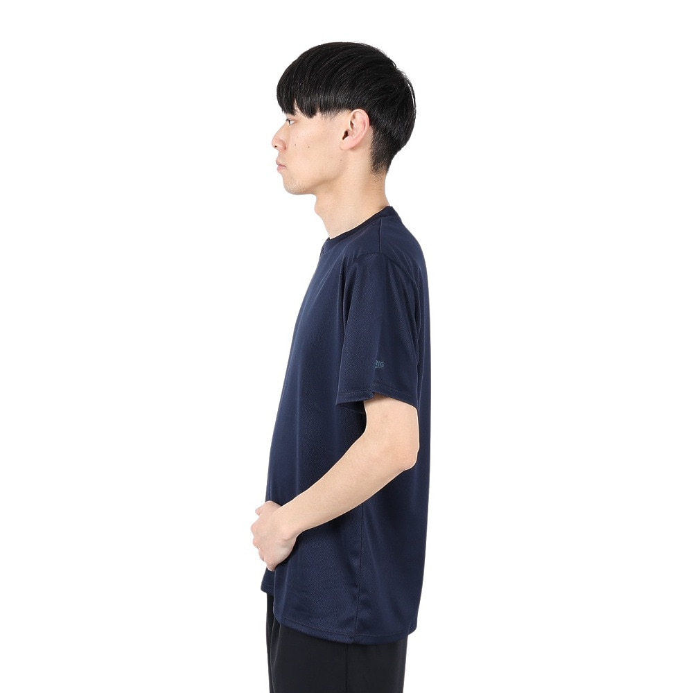 デュアリグ（DUARIG）（メンズ）ドライプラス 1point 半袖Tシャツ 5S0036-TRCT-863ES NVY