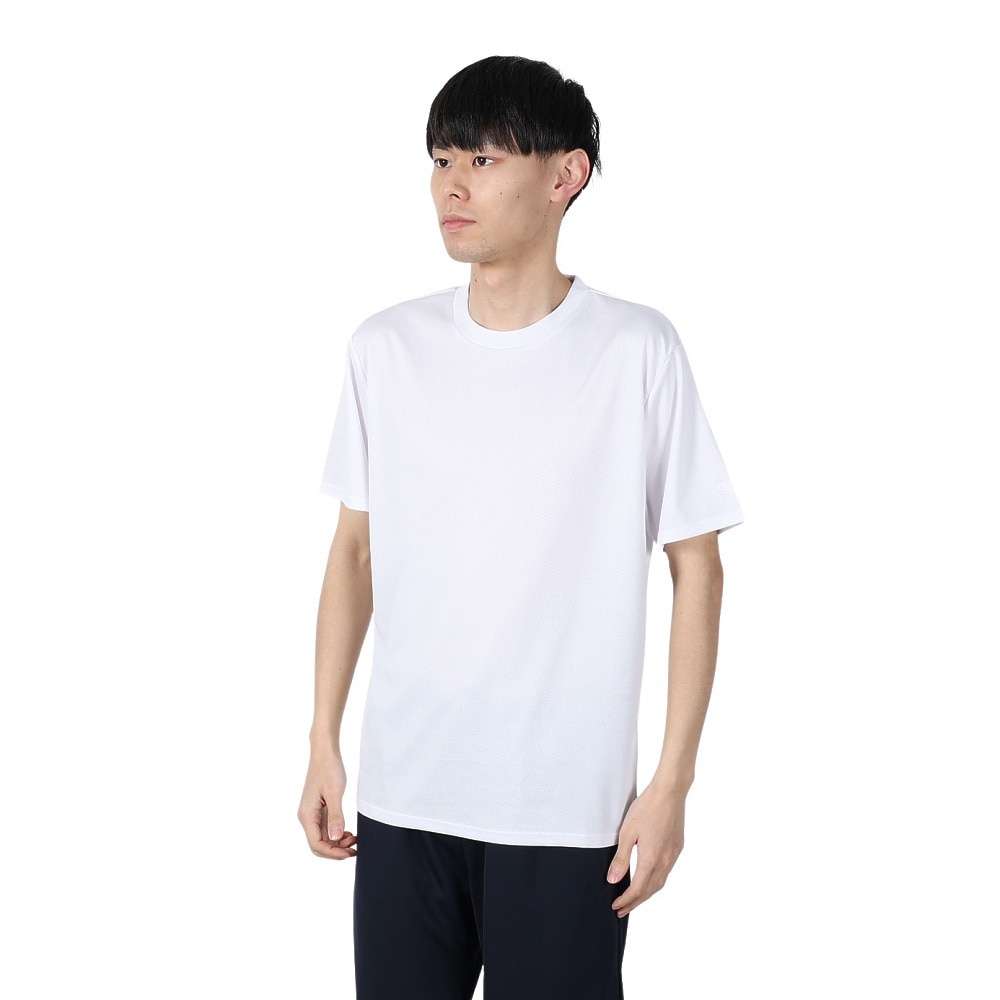 デュアリグ（DUARIG）（メンズ）ドライプラス 1point 半袖Tシャツ 5S0036-TRCT-863ES WHT