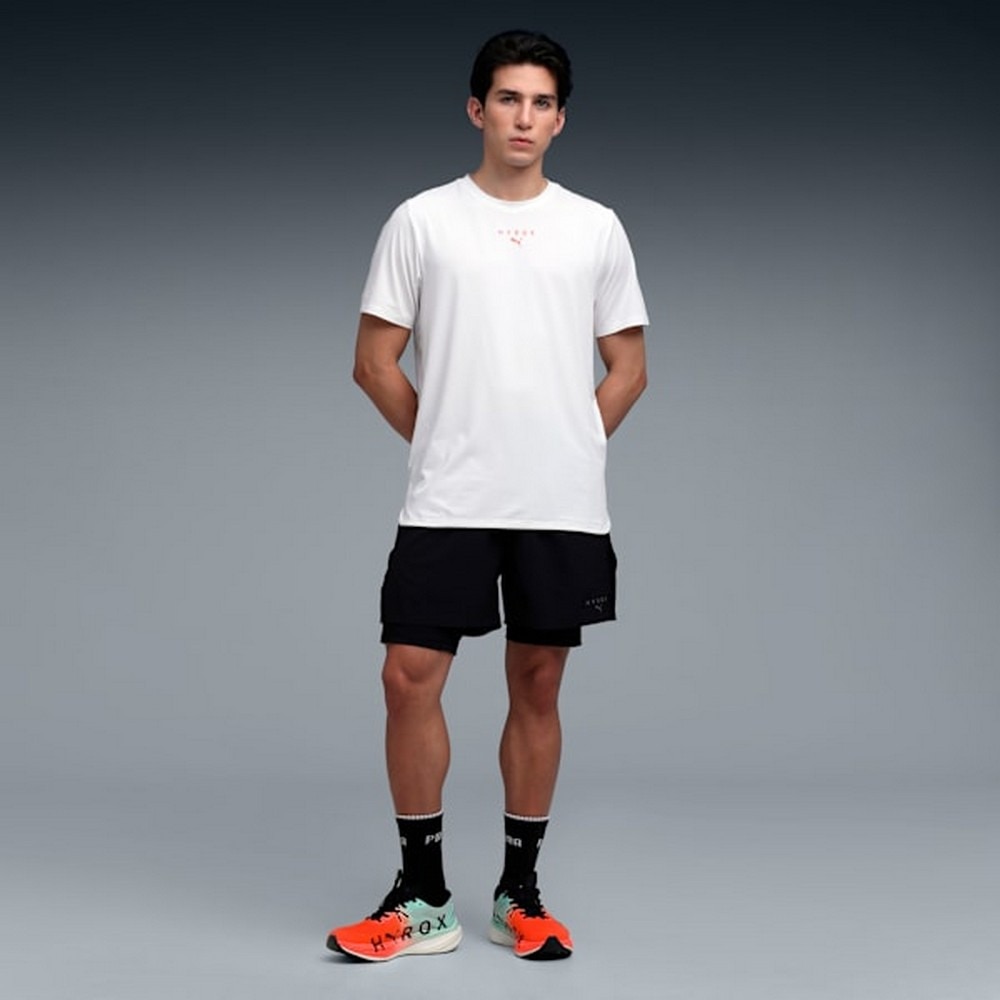 プーマ（PUMA）（メンズ）HYROX クラウドスパン サーモアダプト 半袖 Tシャツ 527540 02 WHT