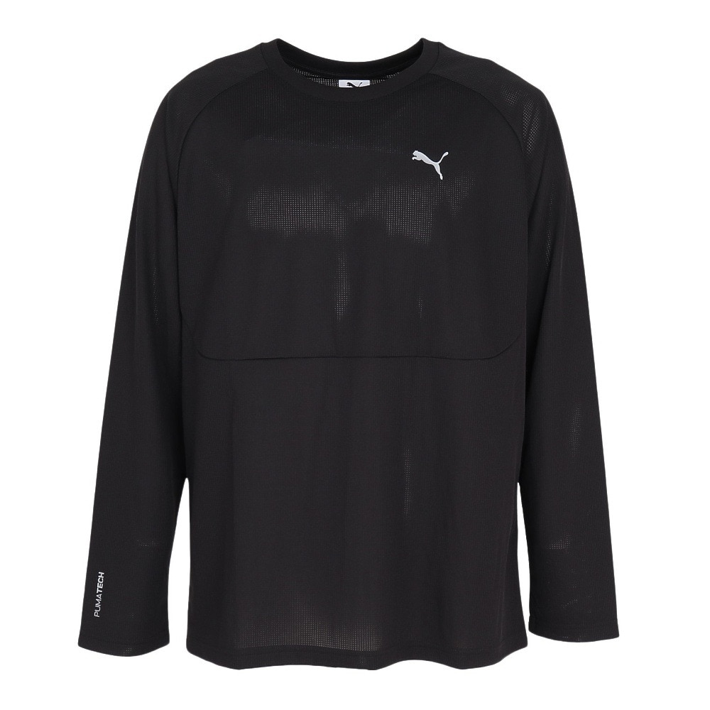 プーマ（PUMA）（メンズ）TECH 長袖Tシャツ 634302 01 BLK
