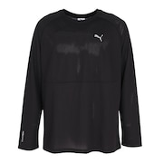 (メンズ)TECH 長袖Tシャツ 634302 01 BLK