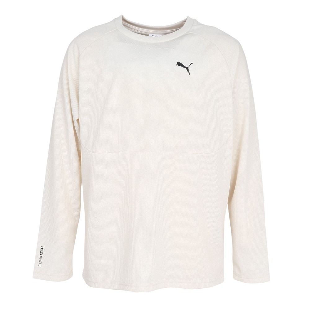 プーマ（PUMA）（メンズ）TECH 長袖Tシャツ 634302 87 BEG | スポーツ