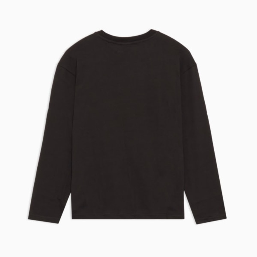 プーマ（PUMA）（メンズ）ESS MX リラックスド キャット 長袖Tシャツ 690355 01 BLK