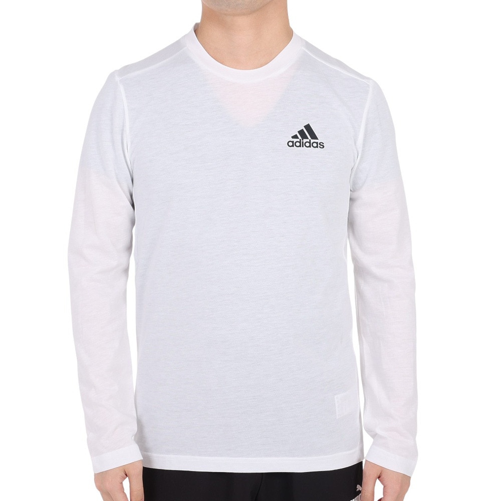 アディダス（メンズ）ロングTシャツ メンズ D2M メランジ IWO41-GT5566