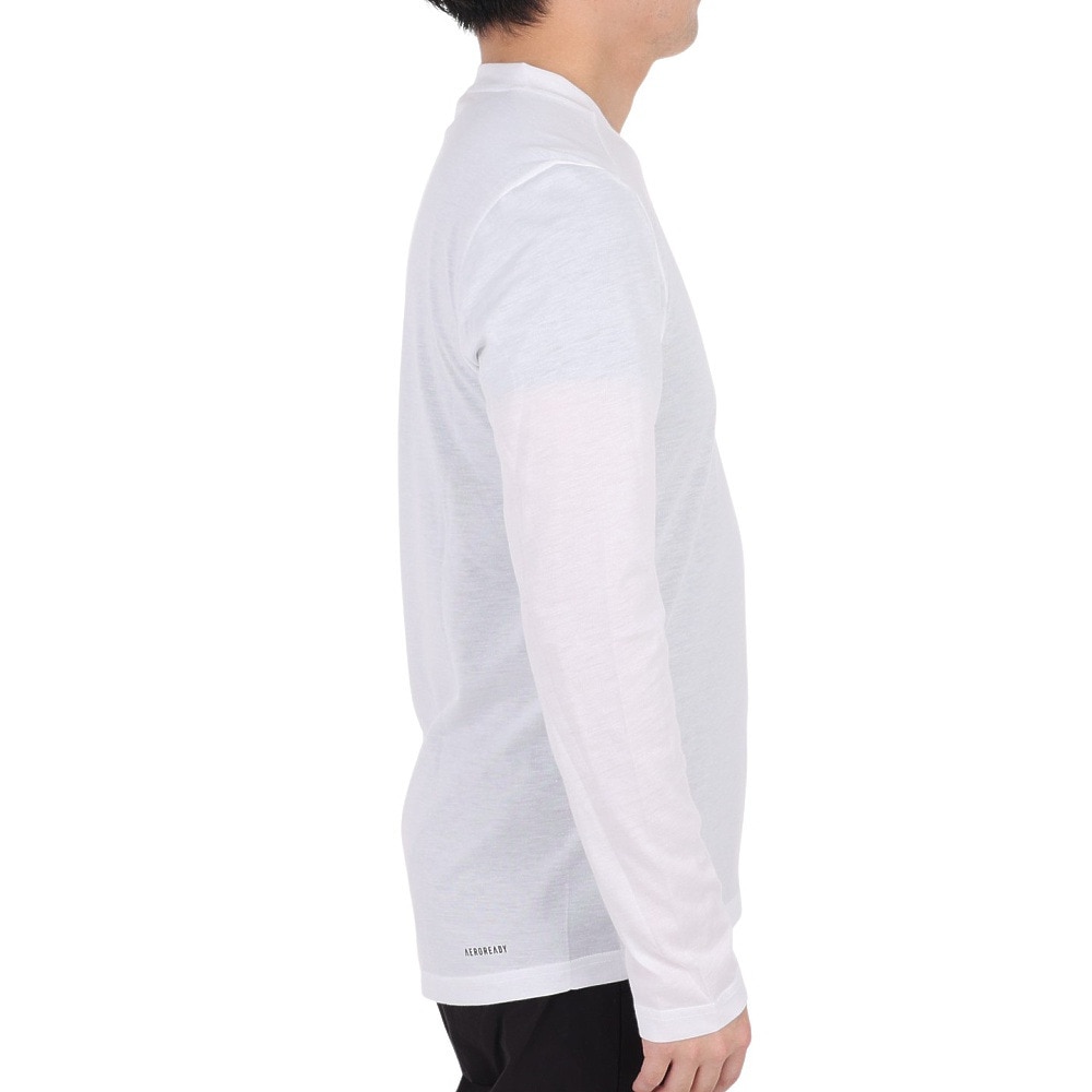 アディダス（メンズ）ロングTシャツ メンズ D2M メランジ IWO41-GT5566