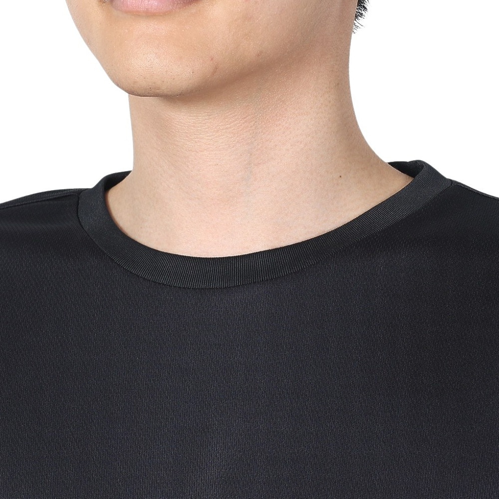 ジローム（GIRAUDM）（メンズ）ドライプラス ワンポイント ロング スリーブ Tシャツ CT4S0035-TR863-GRES BLK