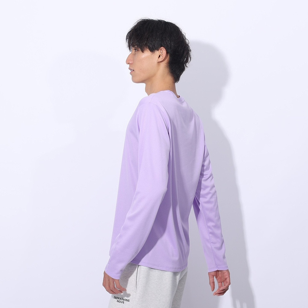 ジローム（GIRAUDM）（メンズ）ドライプラス ワンポイント ロング スリーブ Tシャツ CT4S0035-TR863-GRES LVD