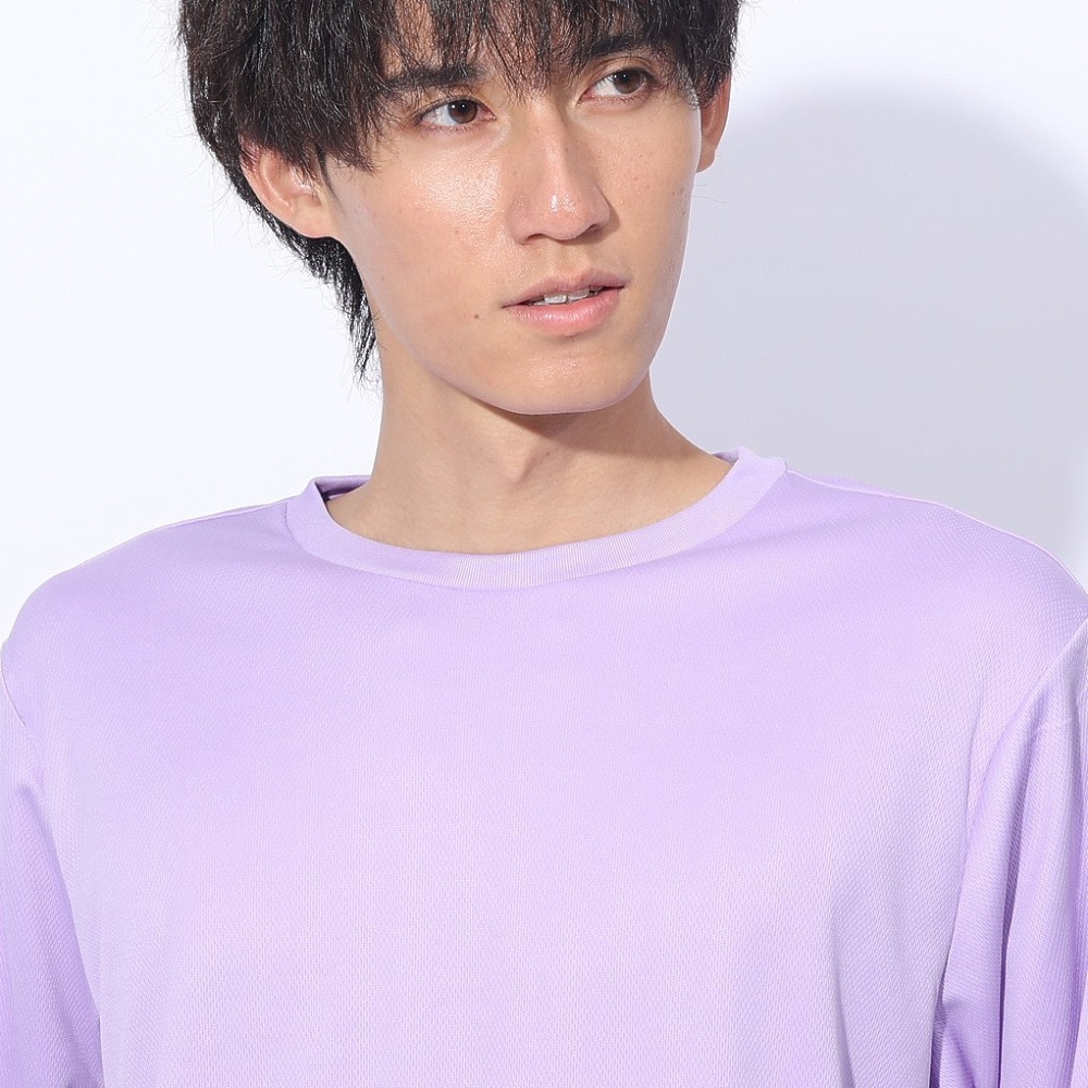 ジローム（GIRAUDM）（メンズ）ドライプラス ワンポイント ロング スリーブ Tシャツ CT4S0035-TR863-GRES LVD