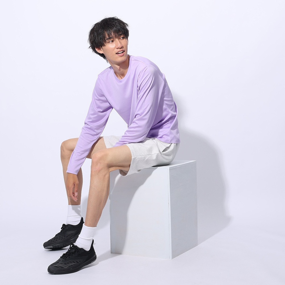 ジローム（GIRAUDM）（メンズ）ドライプラス ワンポイント ロング スリーブ Tシャツ CT4S0035-TR863-GRES LVD