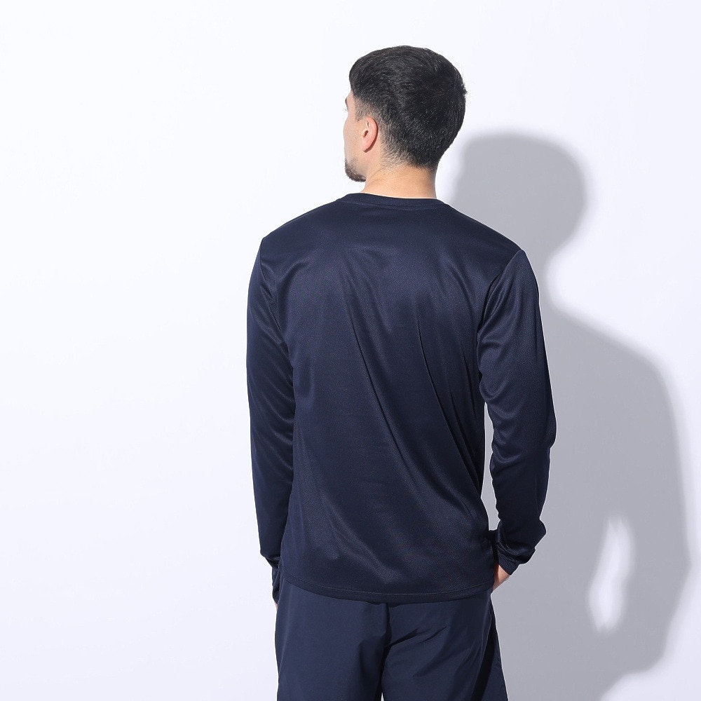 ジローム（GIRAUDM）（メンズ）ドライプラス ワンポイント ロング スリーブ Tシャツ CT4S0035-TR863-GRES NVY