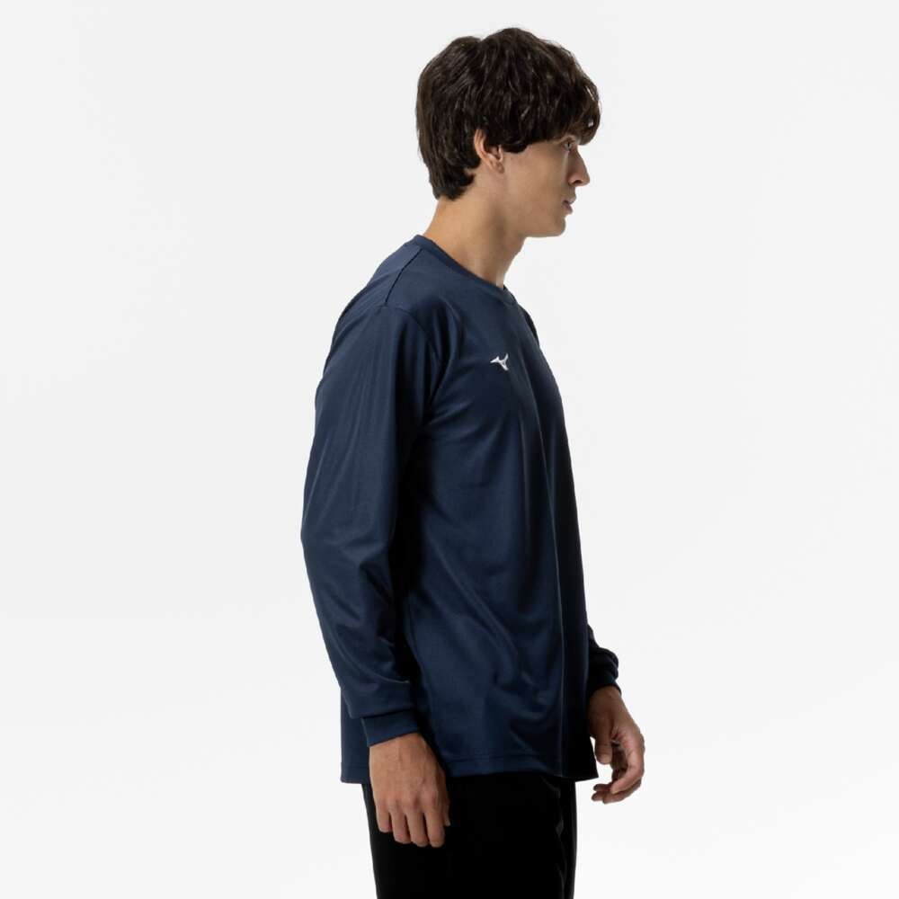 ミズノ（MIZUNO）（メンズ）ナビドライ 長袖Tシャツ 32MAC19514