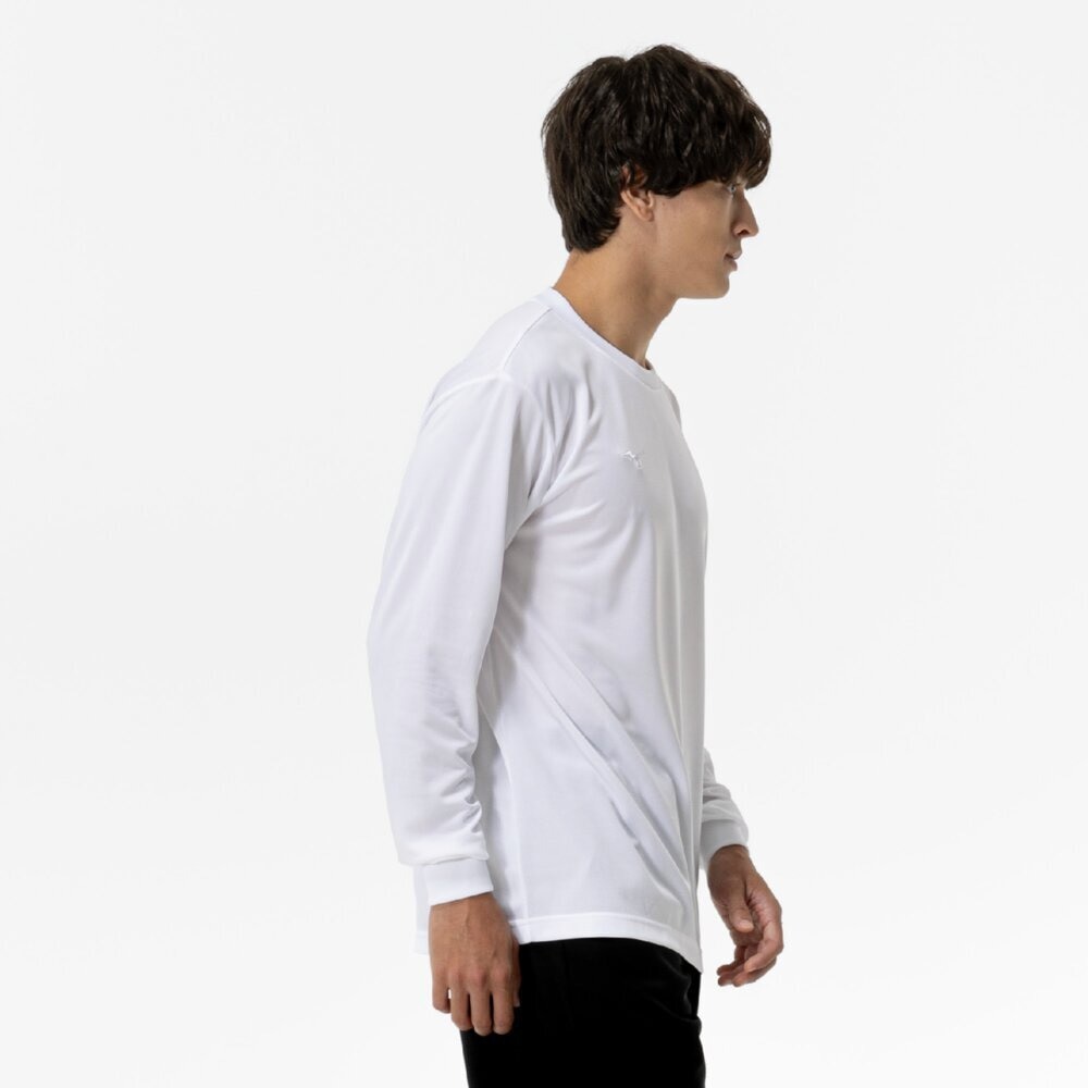 ミズノ（MIZUNO）（メンズ）ナビドライTシャツ 長袖 丸首 32MAC19570
