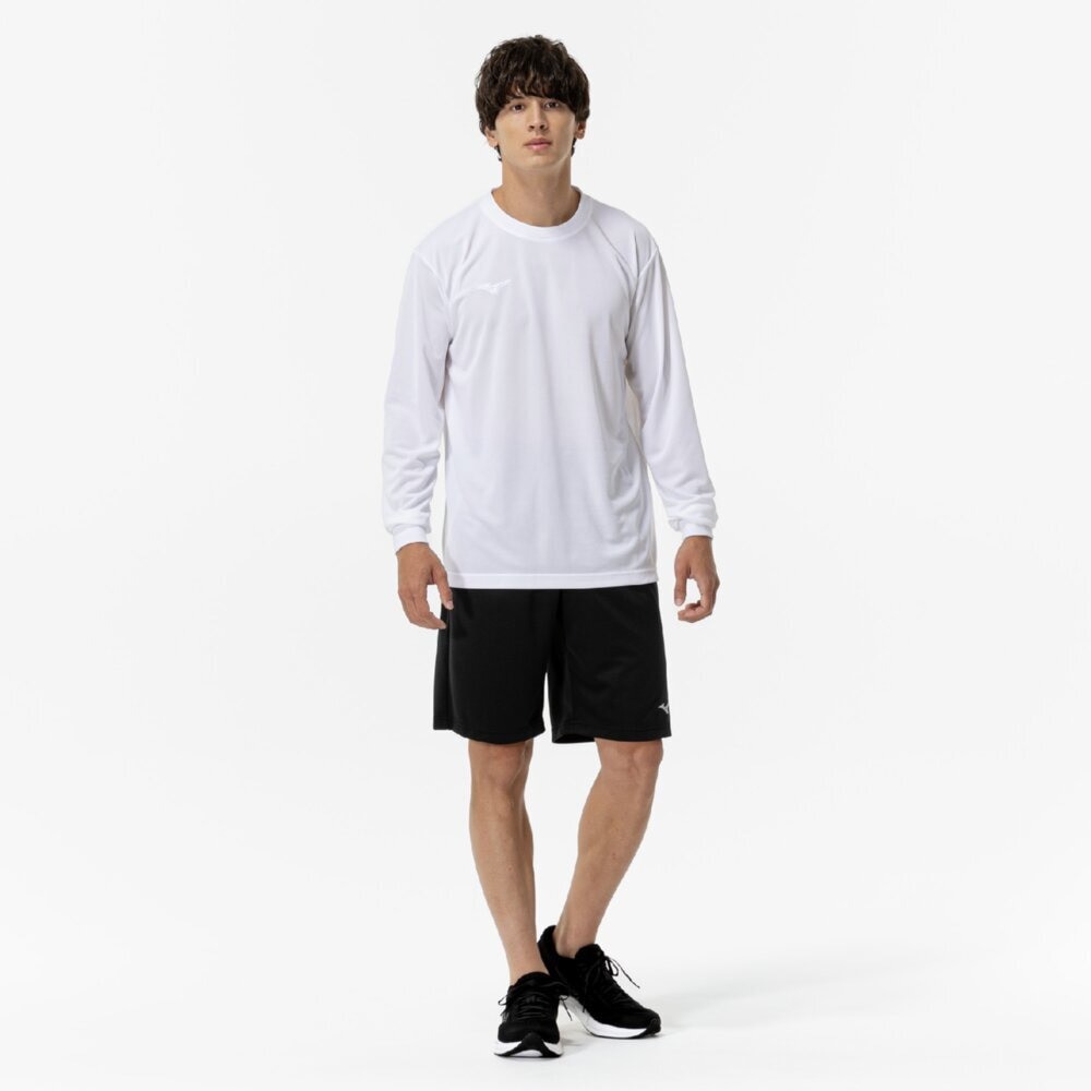 ミズノ（MIZUNO）（メンズ）ナビドライTシャツ 長袖 丸首 32MAC19570
