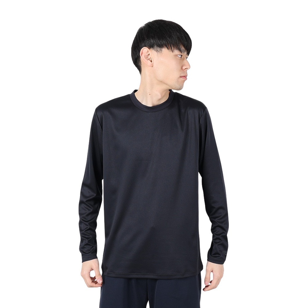 デュアリグ（DUARIG）（メンズ）ドライプラス 1point 長袖Tシャツ 5S0037-TRCT-863ES BLK